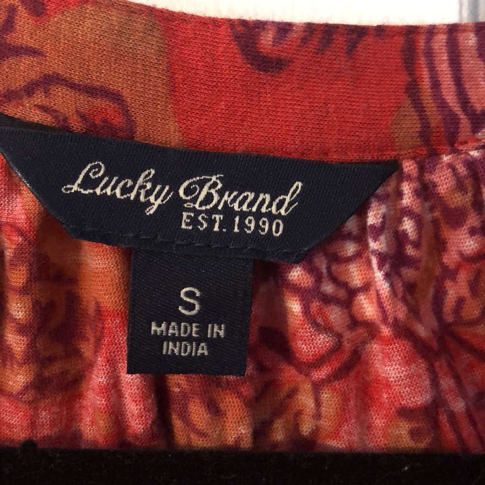 Lucky Brand 1/4 sleeve shirt - Picture 4 of 6